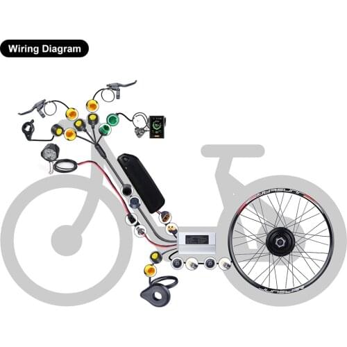 E-bike Bafang Rear Wheel 48V 500W Hub Motor Electric Bicycle Conversion Kits With 20 26 27.5 700C Wheels DC Cassette Engine