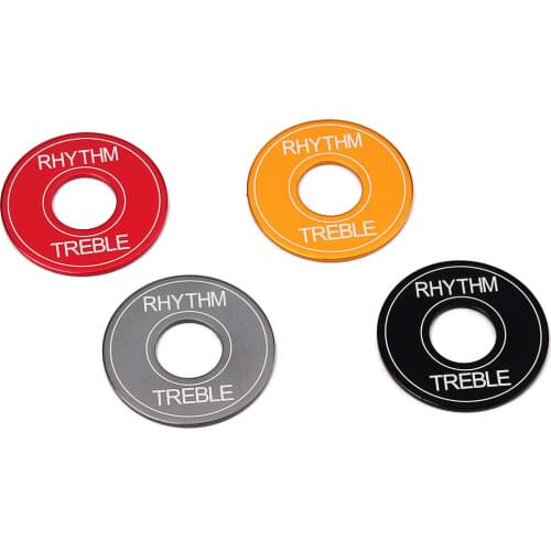 Guitar Toggle Switch Ring Aluminum Toggle Switch Plate Rhythm Treble Washer Ring For EPI Electric Guitar