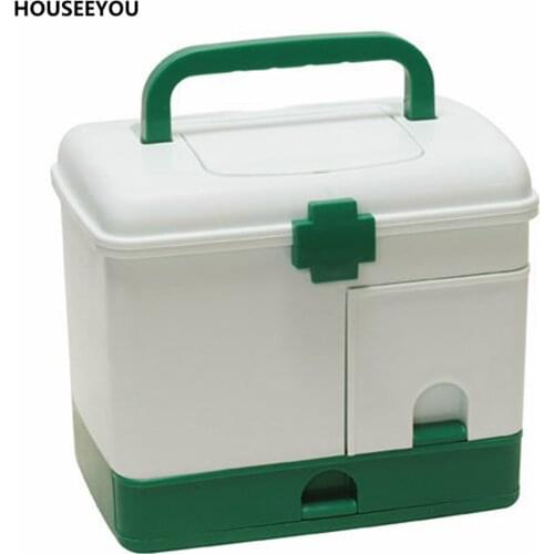 Large Household Multi-layer First Aid Kit Storage Boxes & Bins Multifunctional Medicine Boxes Home Storage Organization Supplies