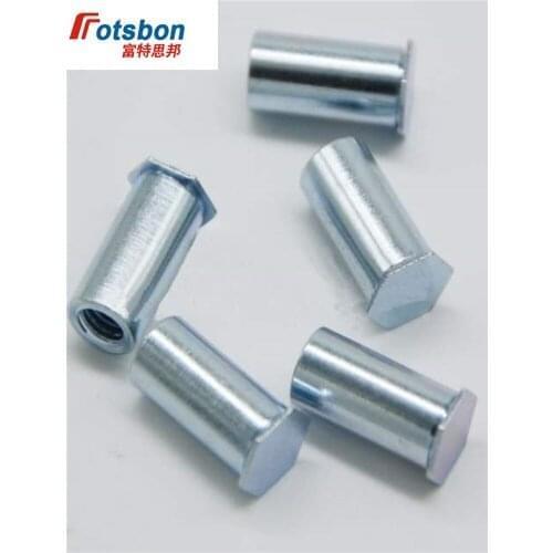 BSO4-M3-6 Blind Hole Threaded Standoffs Self Clinching Feigned Crimped Standoff Server Cabinet Sheet Metal Spacer PEM Rivet Nut
