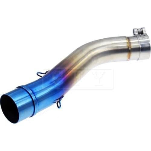 Motorcycle 51mm Stainless Steel Exhaust Muffler Middle Link Pipe For Ducati Scrambler Slip-on