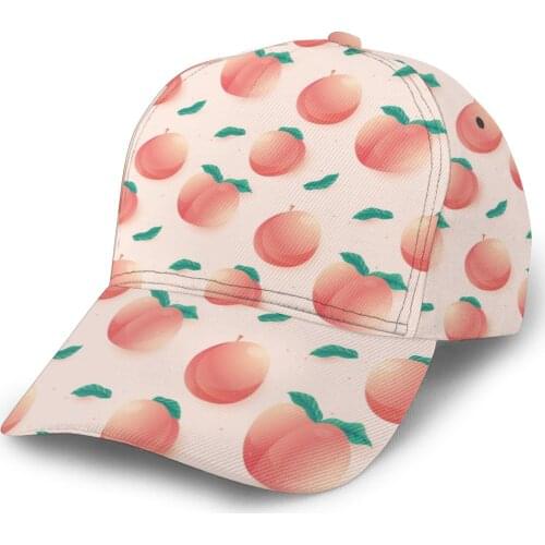 Gradient Peach Outdoor Sport Caps Baseball Hat Men Women Visor Cap Baseball Cap Street Hip Hop Caps