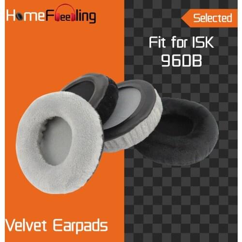 Homefeeling Earpads for ISK 960B Headphones Earpad Cushions Covers Velvet Ear Pad Replacement