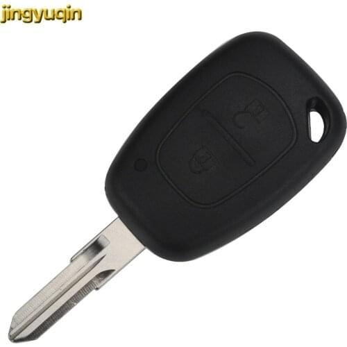 Jingyuqin Uncut VAC102 Blade Remote Car Key Case for Opel Vivaro Movano for Renault Traffic Kangoo for Nissan Car Key Styling