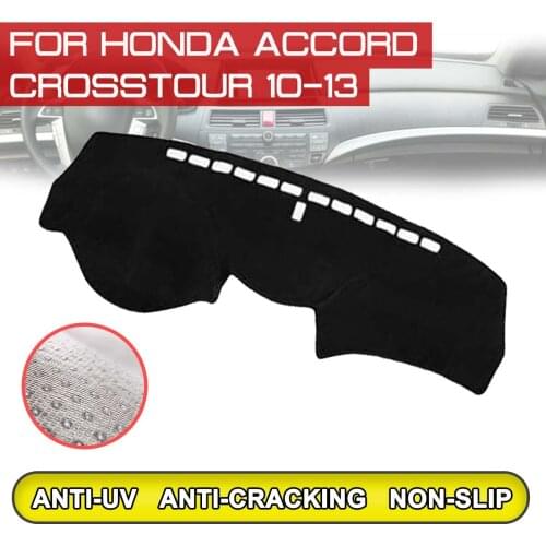 For Honda Accord Crosstour 2010 2011 2012 2013 Car Dashboard Mat Anti-dirty Non-slip Dash Cover Mat UV Protection Shade Sticker