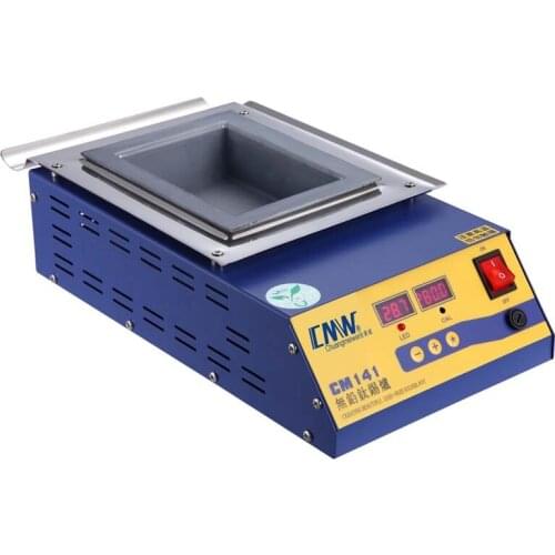 Square high temperature lead free soldering pot titanium solder furnace tin melting digital display 220V 110V CM-141 600C 900W