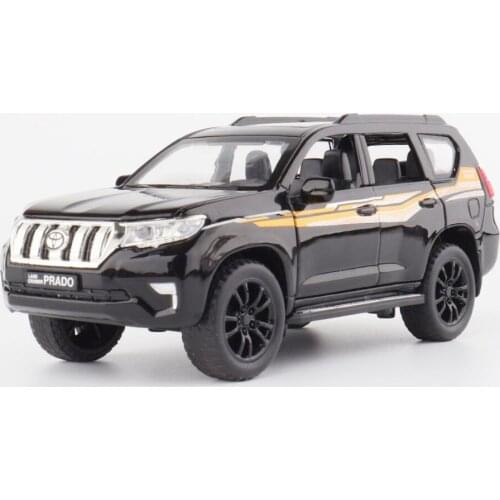 1:32 High Simitation New TOYOTA LAND CRUISER PRADO Alloy Metal Car Model Toys With Pull Back For Kids Birthday Gifts V303