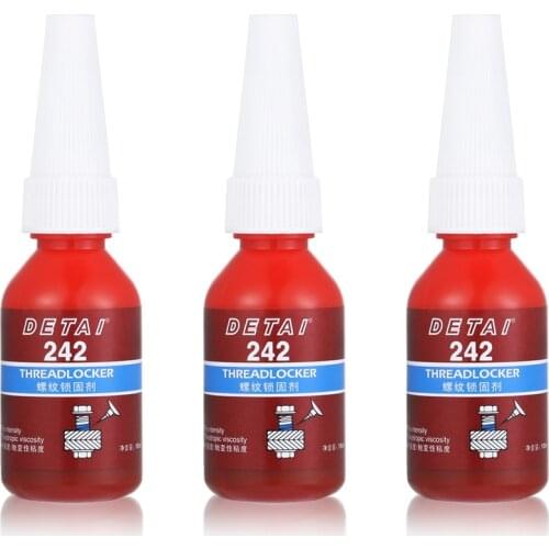 New 10ml Anaerobic Adhesive Glue Anti-Pressure Blue 242 Glue Anaerobic Screw Lock Adhesive Wire Sealing Anti-Corrosion Thread