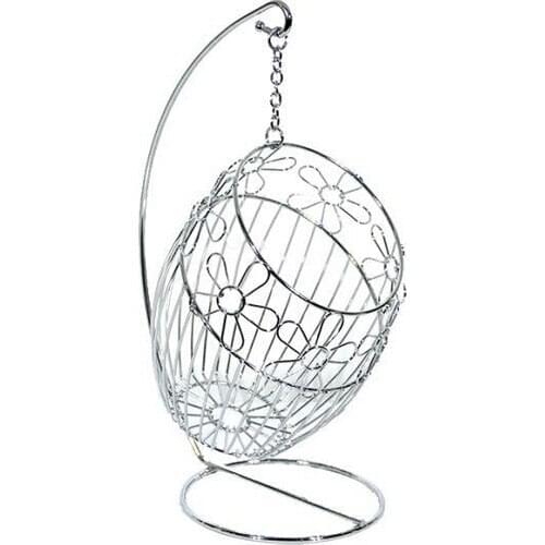 Globy Steel Wire Pendant Fruit Bowl