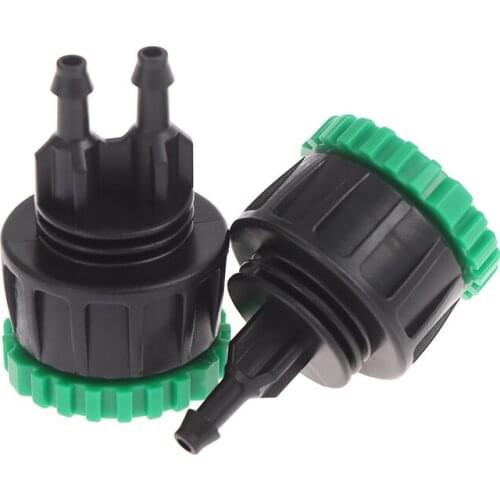 Garden Hose 1/4" To 1/2" 3/4" 2 Way Tap Y Connector Irrigation 4/7 Faucet Adapt Garden Accessories