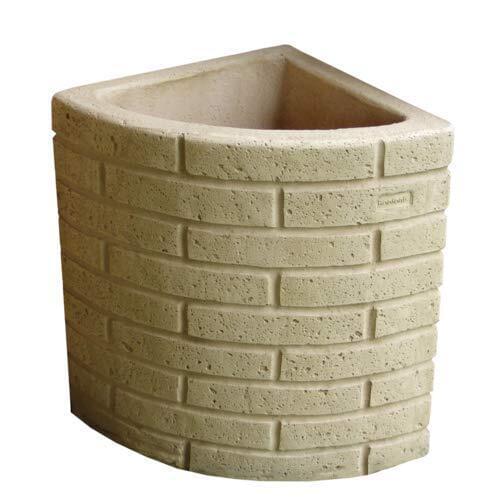 Planter corner stone veneer EUFRATE Tuff Bonfante 39x39x52