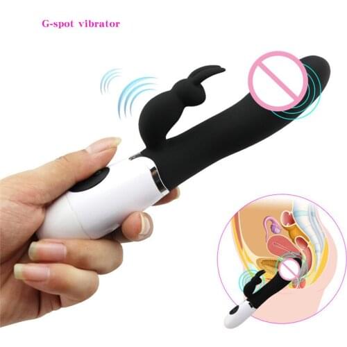 Vagina Clitoris Dildo Rabbit Vibrator,Clitoris Stimulator G-spot Massager, Sex Toys For Women Female Masturbator Sex Shop ST658