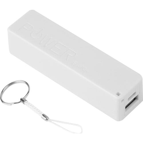 2600mAh Portable Size No Battery Powerbank Shell 1*18650 Battery External Backup Battery Charger Power Bank Case For Smart Phone