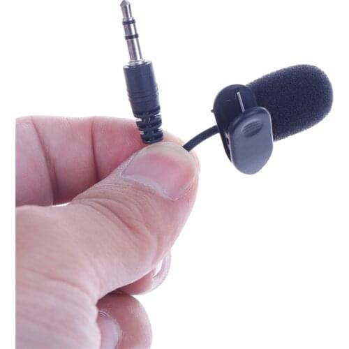2m Long Wired 3.5 Mm Stereo Jack Mini Car Microphone External Mic For PC Car DVD GPS Player Radio Audio Microphone