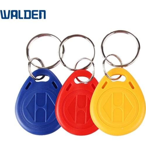 Waterproof Proximity Keyfobs ABS 125KHz RFID TK4100 Keychain Tag Contactless Keyfob