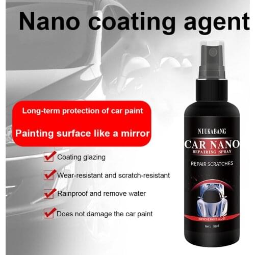 50ml Anti-Scratch Hydrophobic Nano Spray Car Nano Hand Spray Coating Wax Micro Plating Crystal Spray Water To Remove Wax