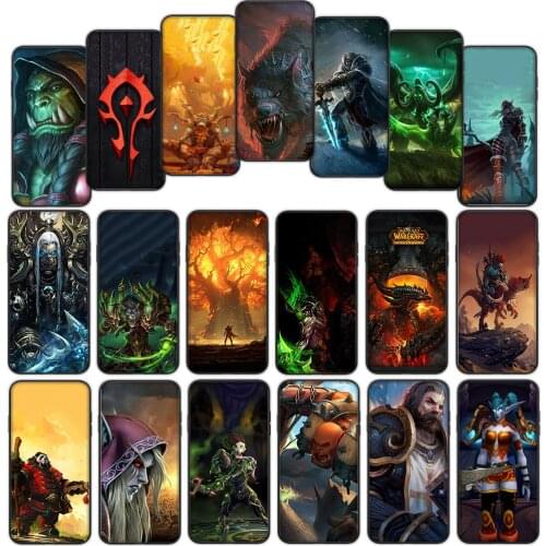World Of Warcrafts Soft Cover Case for Xiaomi Mi Redmi Note 9 SE 9C 9S 9T Pro Max