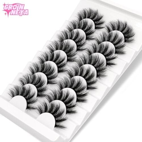 5/8/10 Pairs 3D Faux Mink Eyelashes Natural Thick Long False Lashes Dramatic Fake Eyelash Eyes Makeup Extension Beauty