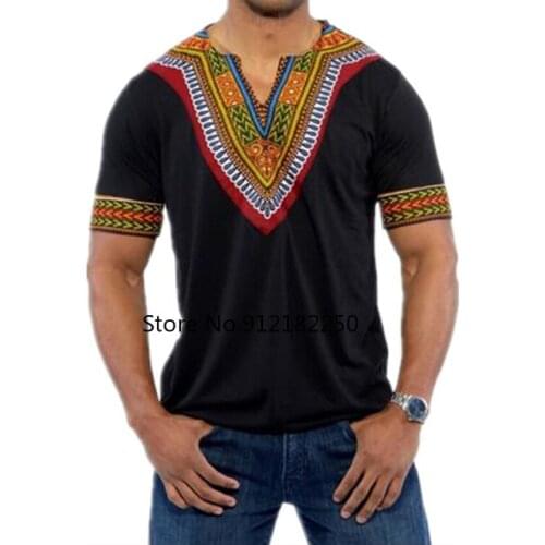 2021 Fashion Mens African Clothes Tops Tee Shirt Homme Africa Dashiki Dress Clothing Brand Casual Short Sleeve T Shirt for Men