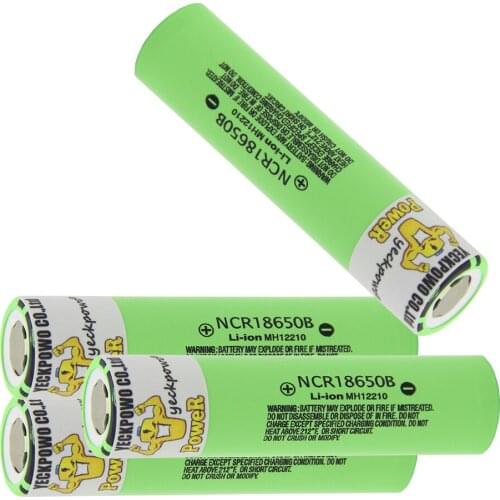 18650 rechargeable battery li-ion ncr18650b lithium batteries 3400mah 3.7V Moscow Warehouse Fast delivery 18650 charger