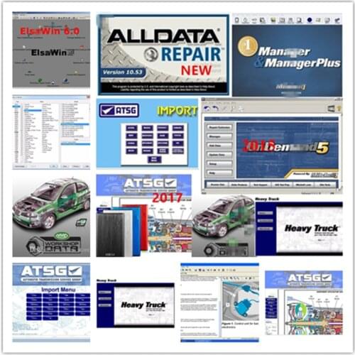 Alldata 2021 Hot sale All data 10.53 Software mit/chell od5 2015 auto repair Vivid Workshop Data ATSG aut.data 3.45 Elsawin hdd