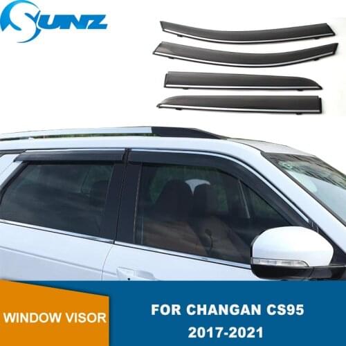 Side Window Visors For Changan CS95 2017 2018 2019 2020 Weathershields Sun Rain Deflector SUNZ