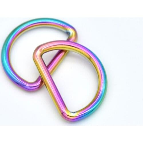 D Adjuster Rings Metal D Rings Non-welded D Buckles Semicircle D Buckles Zinc Alloy Adjustable Buckles Loop Slider Leather Craft