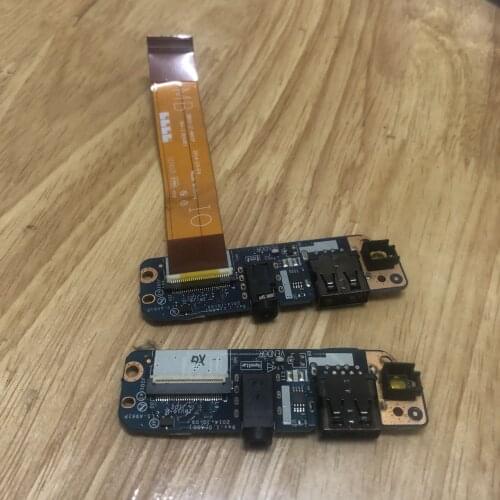 For Dell Latitude E7450 Power Button / USB / Audio Port IO Circuit Board - 110HR 0110HR ZBU10 LS-A961P