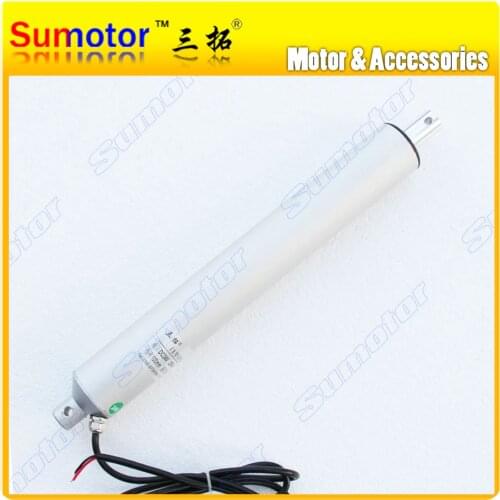 IX100 Stroke 100mm 4 inch OD 45mm DC 24V 15mm/s 90Kg Electric Linear Actuator Thin Tubular Motor Pusher for windows door medical