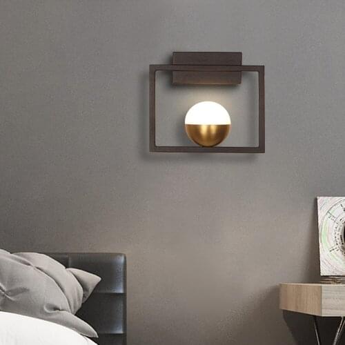 LAMPLO Modern Wall Light Nordic outdoor lighting Indoor Bedside Bedroom Wall Lamp Minimalist Globe Lamps