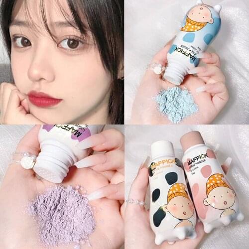 Lightweight Loose Powder Make-up Powder Oil Control Waterproof Modify Facial Skin Matte Base Loose Powder 4 Colors Available