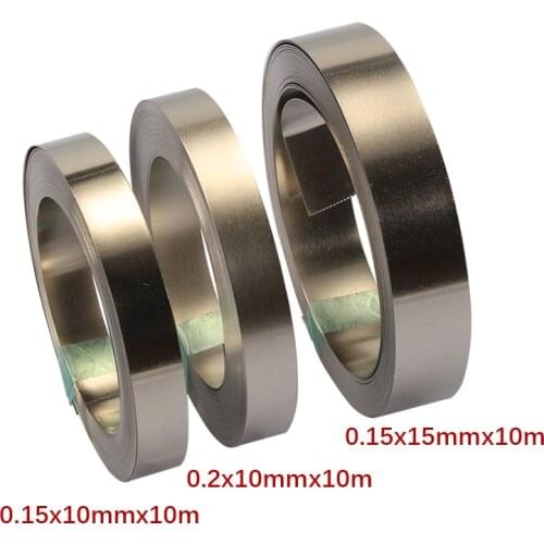 10M 10/15mmNickel Strip Tape For Li 18650 Battery Spot Welding Compatible For Spot Welder Machine