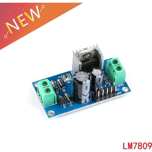 LM7809 DC/AC Three Terminal Voltage Regulator Power Supply Module 9V Output Max 1.2A
