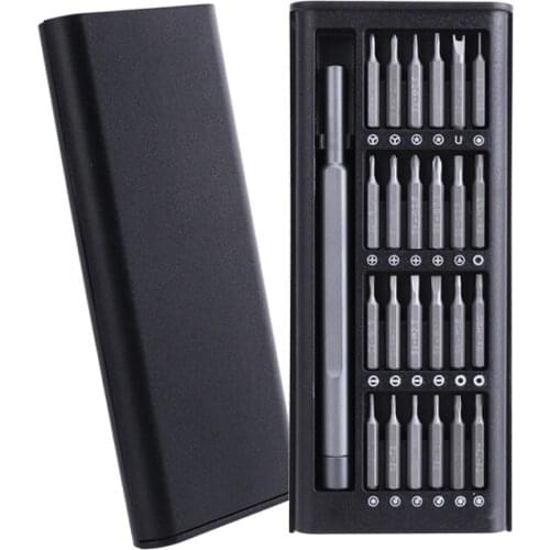 Multi Screwdriver Set With 24 Precision Bit 25 In 1 Hand Tool Set Precision Screwdriver For Computer PC Mobile Phone Repair Tool