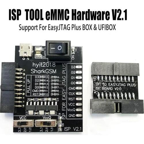 ISP TOOL eMMC Hardware support easy - jtag Plus Box and UFi Box