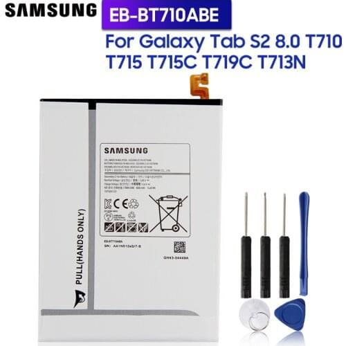 Samsung Original Replacement Battery EB-BT710ABE For Galaxy Tab S2 8.0 T710 T715 T715C SM T713N T719C EB-BT710ABA 4000mAh