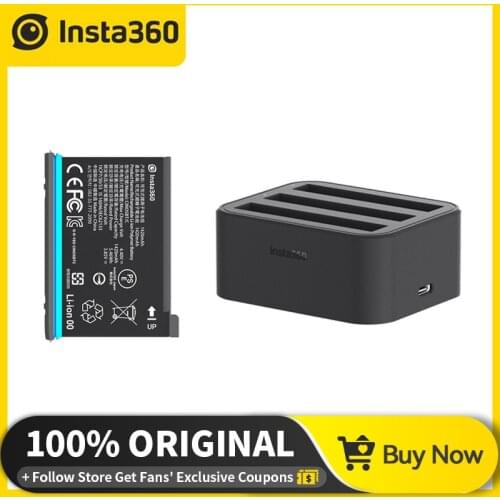 Original Insta360 ONE X2 1630 mAh & 1420 mAh Battery / Fast Charge Hub for Insta 360 One X2 Battery 1420mAh