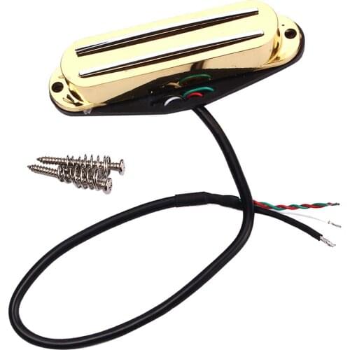 Durable Dual Track Pickup Aluminum Alloy Golden for ST Guitar Accessory