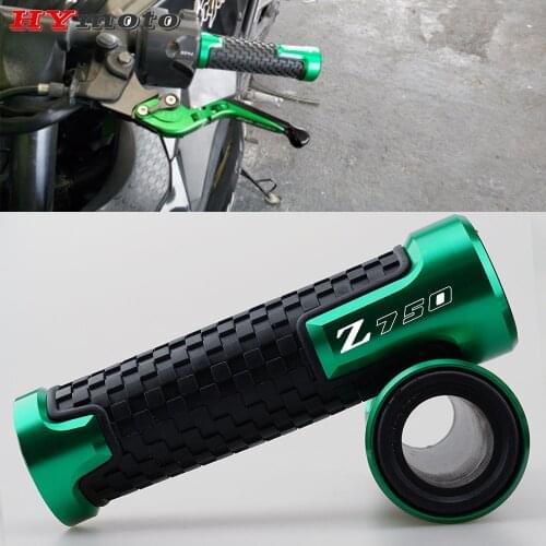 7/8''22MM Motorcycle CNC Accessories Handle Grips Motorbike Handlebar Grip For KAWASAKI Z750 Z 750 Z750R Z750S 2008-2010 2011