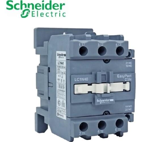 Schneider electric EasyPact D3N 3-ploe contactors LC1N40 1NC & 1NO 50HZ LC1N40B5N LC1N40CC5N LC1N40F5N LC1N40M5N LC1N40Q5N