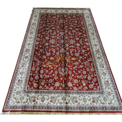 Hand knot silk carpet Persian carpet living room carpet