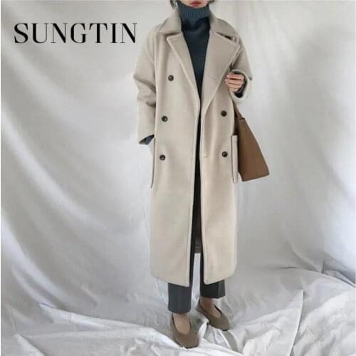 Sungtin Womens Long Coats