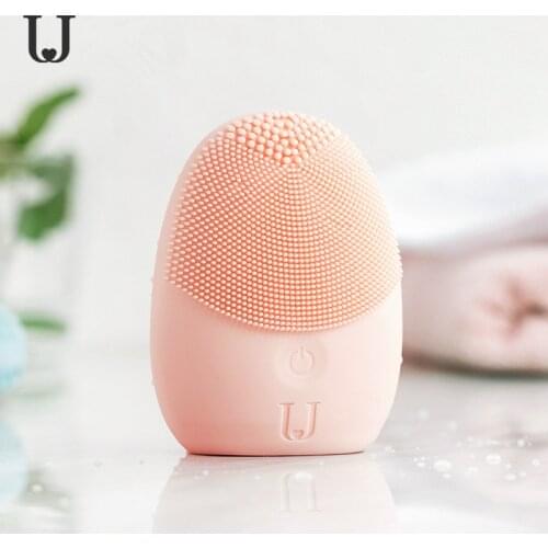 Jordan Judy sonic facial cleansing brush Mini Electric Massage Washing Machine Waterproof Silicone Deeply face Cleansing Tools