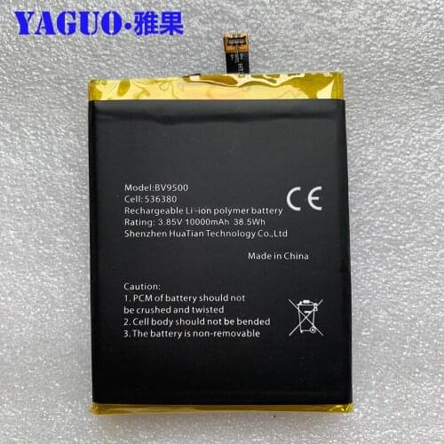 100% New Original Blackview BV9500 Battery 10000mAh Replacement For Blackview BV9500 Pro MT6763T 536380 Smart Phone