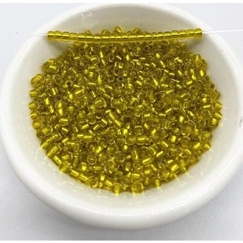 15g 2--4mm Unreal Color Filled with Silver Rice Beads Charm Czech Glass Seed Beads for Jewelry Making DIY Bracelet Necklace #20