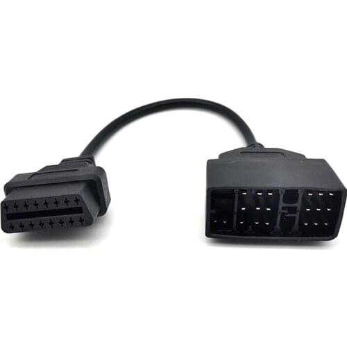22 pin to 16pin Cable OBD1 to OBD2 Connector Cable Adapter Cable For TOYOTA Lexus