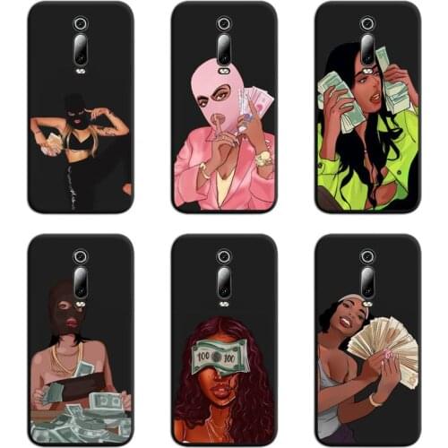Afro Girls Make Money Cash Girl Phone Case For Redmi 9A 9 8A 7 6 6A Note 9 8 8T Pro Max K20 K30 Pro