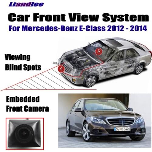 Car Front View Camera For Mercedes Benz E-Class 2012 2013 2014 Not Rear View Backup Parking Camera HD CCD Night Vision