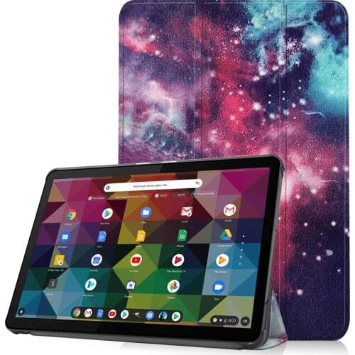 For Lenovo chromebook duet Case Funda Smart Auto Sleep/Wake Folding Flip Tablet Cover Shell for Lenovo Chromebook duet 10.1 inch