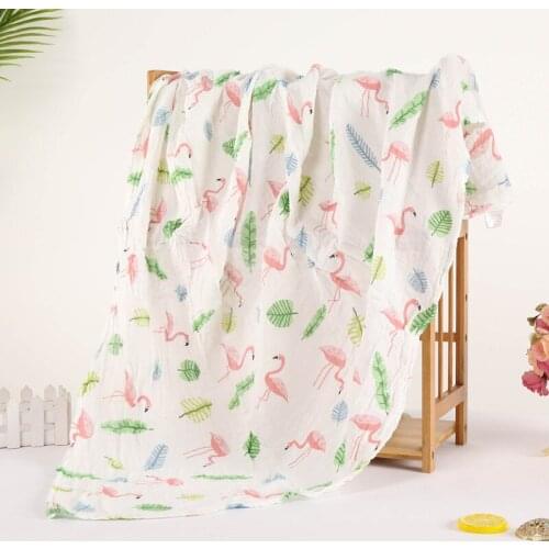 2018 New Baby Blanket Dinosaur Newborn baby muslin blanket Swaddle Bamboo Cotton Soft Baby Bath Towel Swaddle Blankets